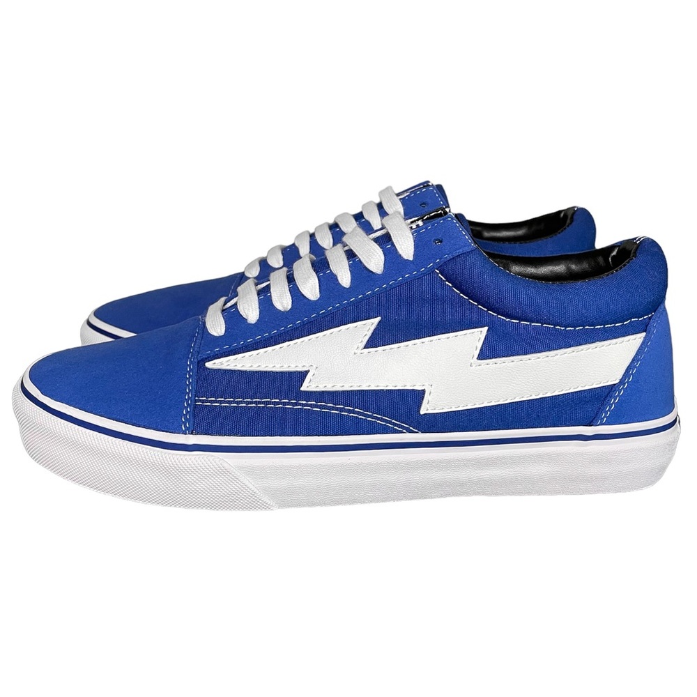 REVENGE X STORM Genetic Los Angeles Classic Blue Canvas Low Top Men Sneakers 8